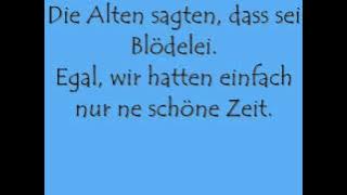 Bushido und Sido feat. Peter Maffay - Erwachsen sein lyrics