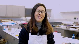 "I made a screen print of a digital design" - Emma Doan, BA (Hons) Communications in Creative Media