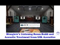 Blueglows listening room build and acoustic treatment from gik acoustics