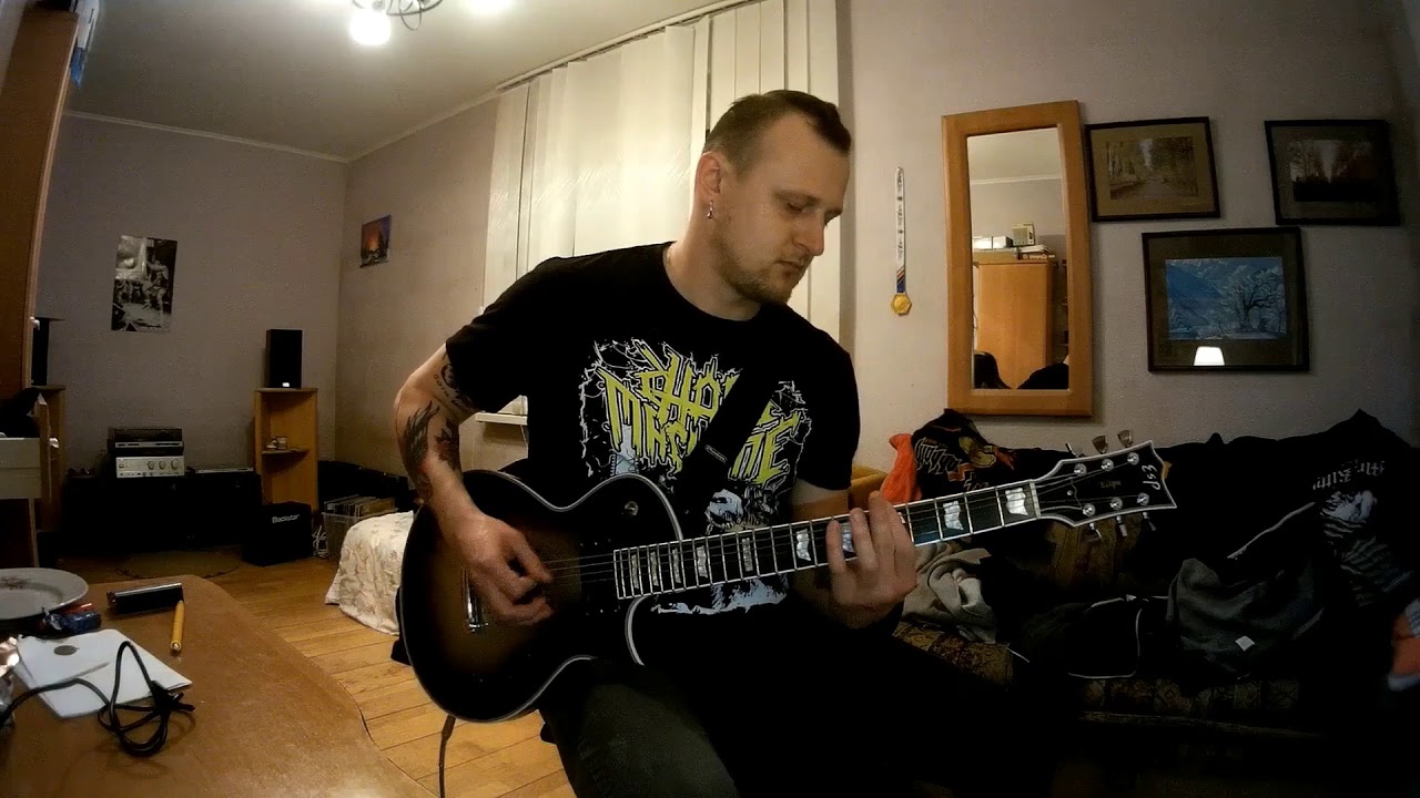 NAPALM DEATH - On The Brink Of Extinction (Guitar cover) - YouTube