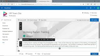 8: SharePoint | Edit a News Post