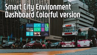 Smart City Environment Dashboard Colorful version theme. screenshot 3