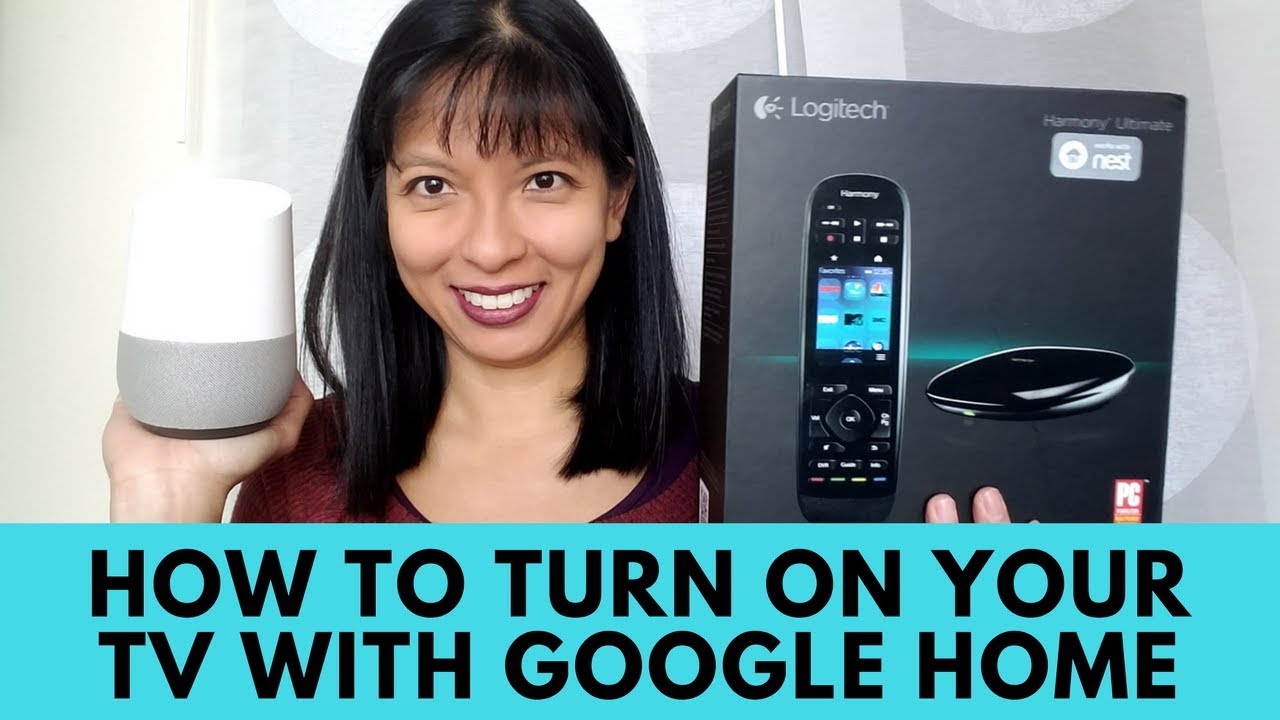 sti hørbar Formålet How to Turn on Your TV with Google Home - Harmony Remote and Hub Setup -  YouTube