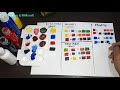 Practice how to color mixing  belajar praktek cara mencampur warna sekunder tertier untuk melukis