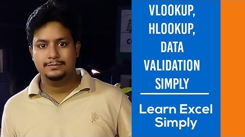 Learn Vlookup Hlookup Data Validation Simply