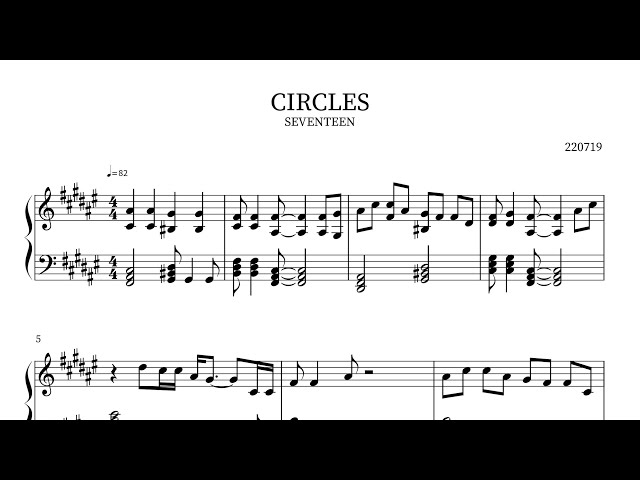 seventeen piano score 楽譜 SEVENTEEN-HIT Sheet Music for Piano (Solo) | MuseScore.com