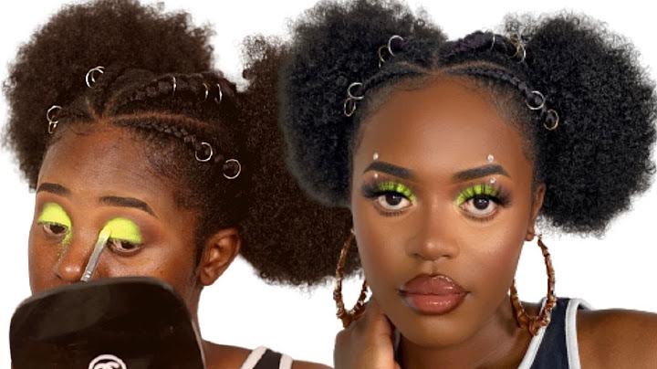 I TRIED GREEN NEON EYESHADOW AND IT WENT SOMETHING LIKE THIS...| PAVELLE.K