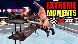 WWE 2K20 Extreme Moments!