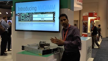 Viking Technology demonstrates the NVDIMM product at Flash Memory Summit 2014
