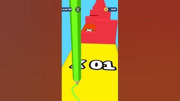 Colour Pencile Run Gameplay Android Level 139 - #shorts #games #trending #funny #gaming #mobilegame