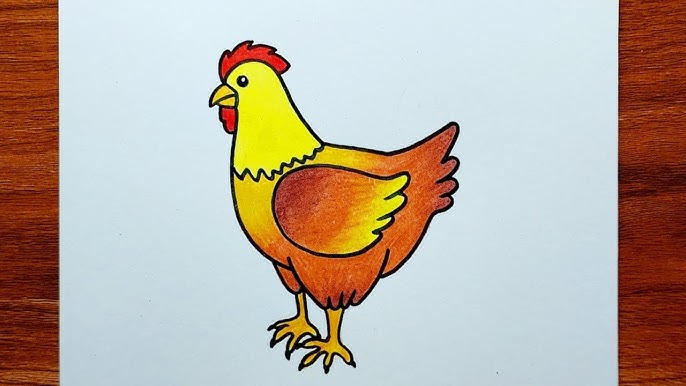 How to Draw a Chicken (Hen)