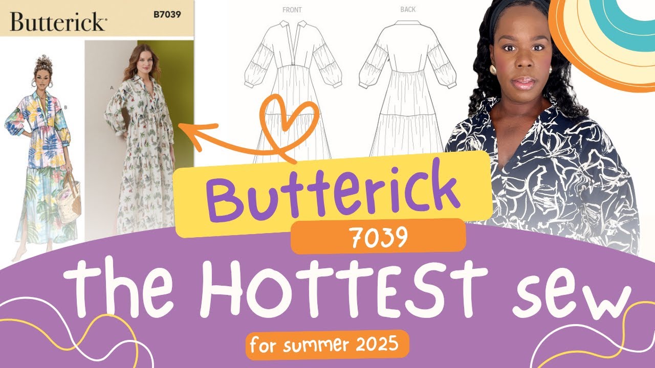 BUTTERICK 7039 is gonna be EVERYWHERE this summer! ~ PATTERN REVIEW