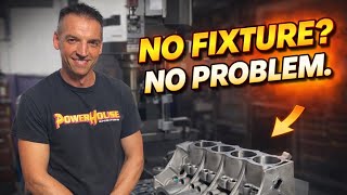 No Fixture… No Problem 😳 Rover Lifter Bore Repair