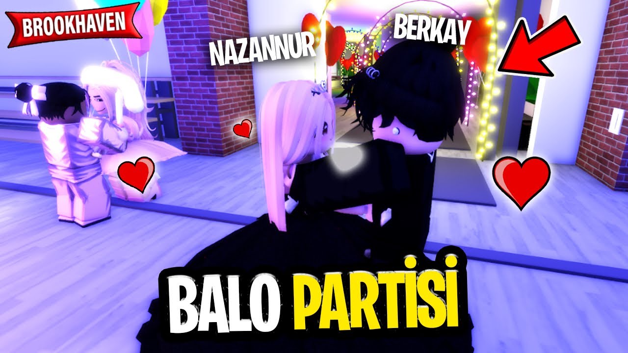 BALO PARTİSİNDE BENİM İÇİN KAVGA EDEN ERKEKLER roblox brookhaven 🏡rp