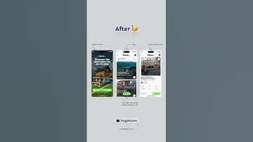 Before and After: UI/UX Design Transformation in Figma | Quick Tutorial #figma  #shortvideo