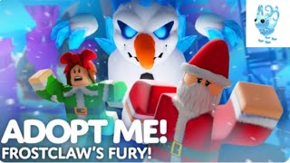 Playing the adopt me frostclaw's fury update!