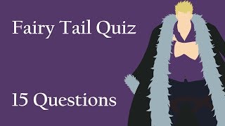 Anime Quiz - 15 Questions (Fairy Tail) [Hard] screenshot 4