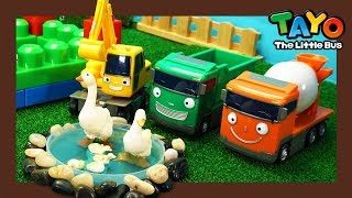 Tayo Kendaraan berat Mainan menunjukkan l #5 Mari kita membangun kebun binatang l Tayo Bus Kecil