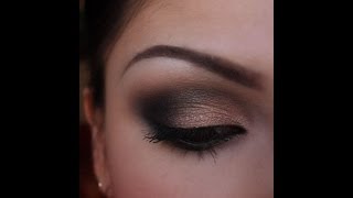 Black And Shimmery Smokey Eye, Part 1