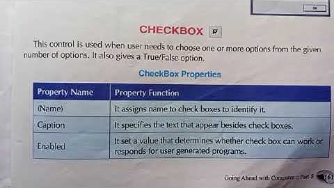 Visual basic tool box