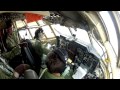 Inside C-130 Herc cockpit during first 3 minutes of takeoff