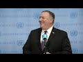 Secretary Pompeo Delivers Remarks to the Press at the United Nations