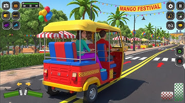 City Tuk Tuk Rickshaw Game 3D Offline Game Android Gameplay car simulator offline ultra realistic ca