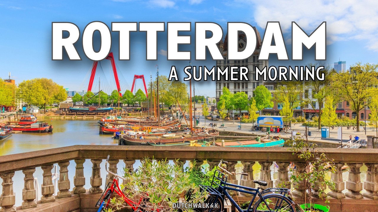 Rotterdam: Europe’s Most Futuristic City 🇳🇱 4K HDR Walking Tour ☀️
