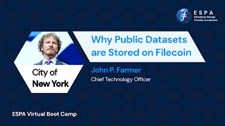 ESPA - Why Public Datasets are Stored on Filecoin