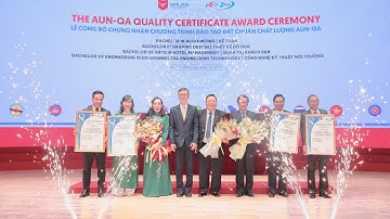 [HTV9] TRƯỜNG ĐẠI HỌC VĂN LANG ĐÓN NHẬN 04 CHƯƠNG TRÌNH ĐÀO TẠO ĐẠT KIỂM ĐỊNH AUN-QA