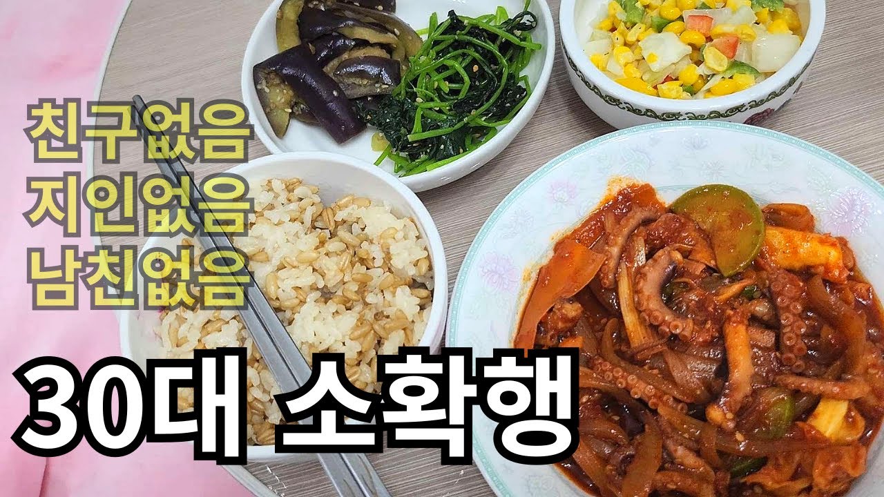 1인가구 30대 여자 소확행 집밥 식비절약 일상 내 곁에 남은 사람은