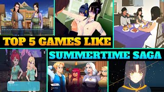 Top 5 Game's Like Summertime saga | 2024 | EzrCaGaminG | Part-1 screenshot 1