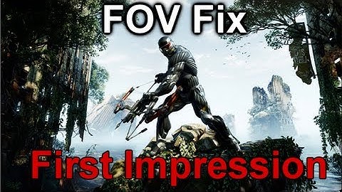 CRYSIS 3 Multiplayer FOV Fix and First Impression