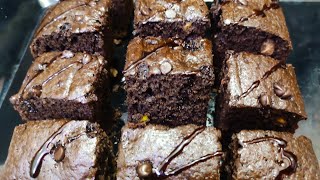 CHOCOLATE BROWNIE🥧| Quick Best Fudgy Brownie | Brownie Cake