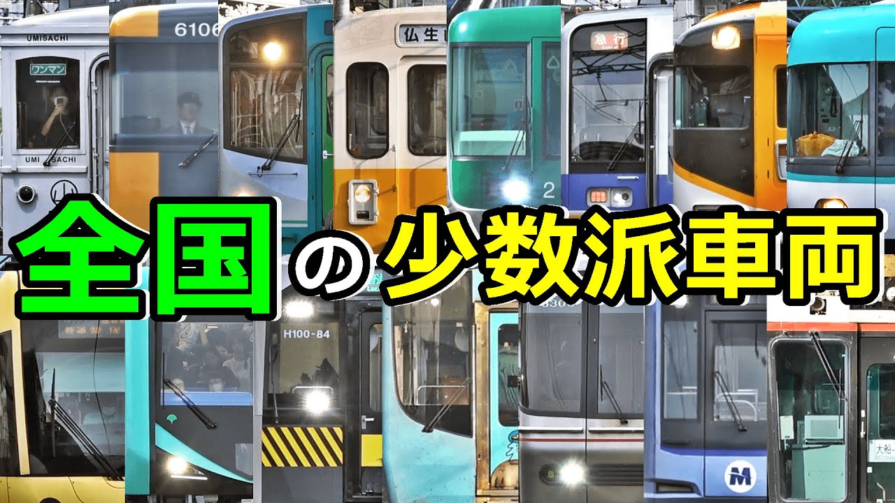 【総集編】全国の少数派車両を紹介するぜ！