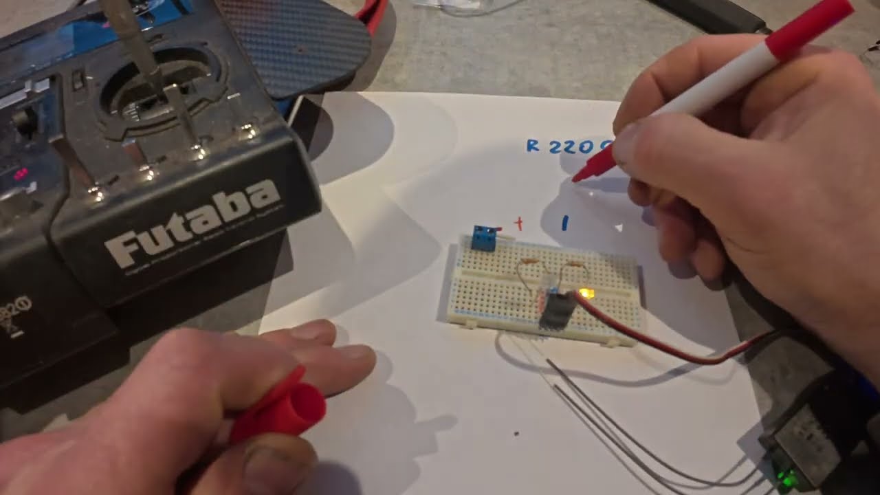 LED Light Control Switch System Turn ON / Off Flash for RC Car Model from AliExpress 