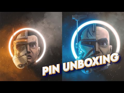 Commander Cody and Captain Rex pin unboxing - YouTube