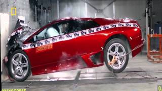 Crash test of the v12 lamborghini murcielago