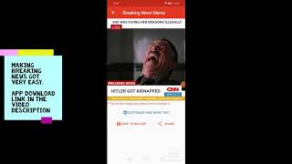 Create Fake Breaking New in Seconds with this trick screenshot 1