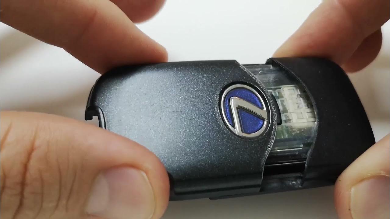 Cómo cambiar la pila del mando Lexus ct200h YouTube