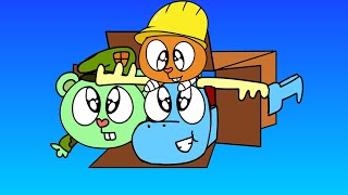 Happy Tree Friends Babies vs Box Animation | FLIPPY Vs FLAKY ANIMATION | HTF