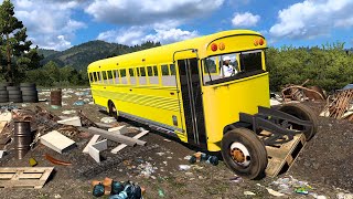 Reconstrucción De Un Bus De Guatemala Tuning American Truck Simulator