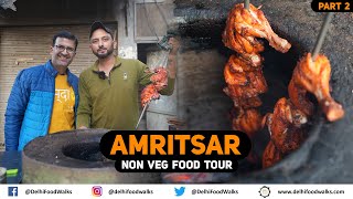 Insane AMRITSAR NON VEG FOOD Tour l Beera, Billa & Charming CHICKEN + Makhan FISH +  GOAT Brain Fry