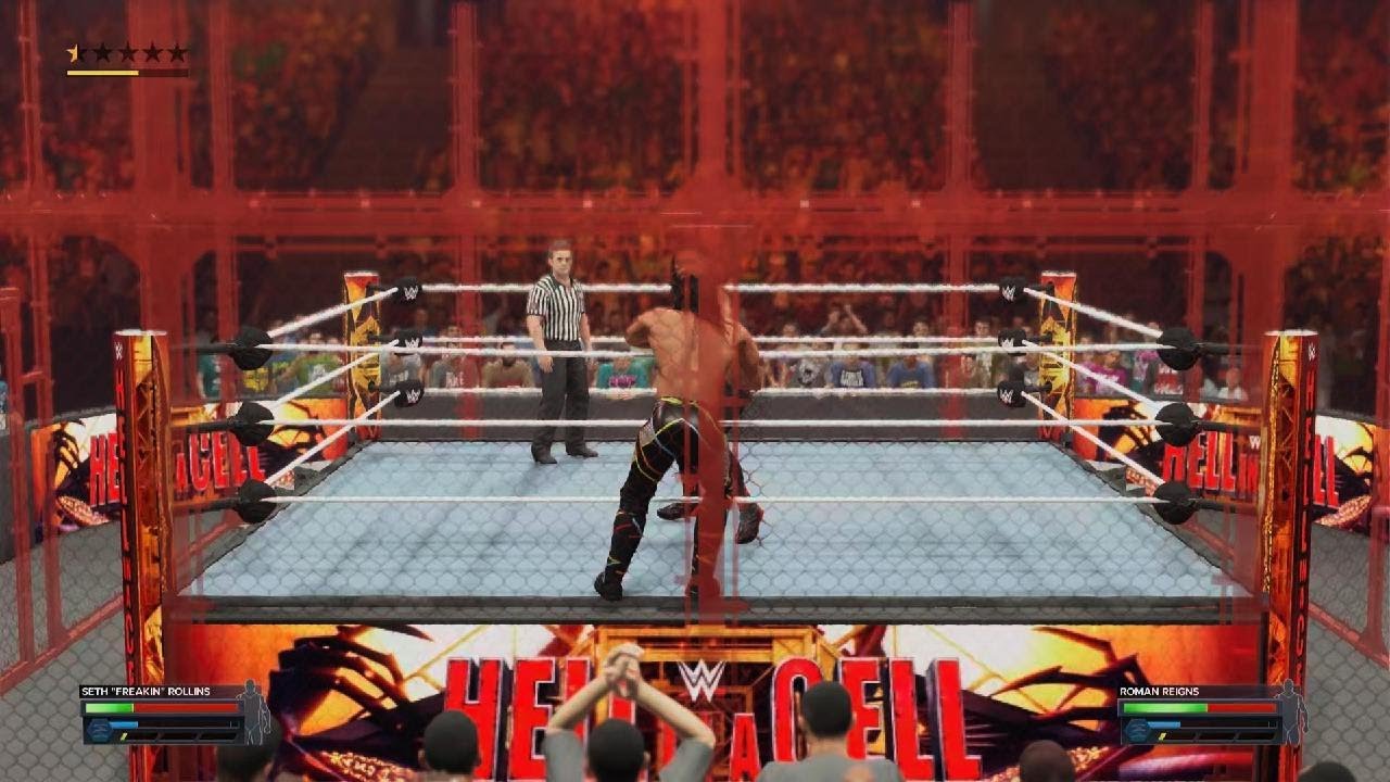 Seth Rollins vs Roman Reigns - WWE Title Match