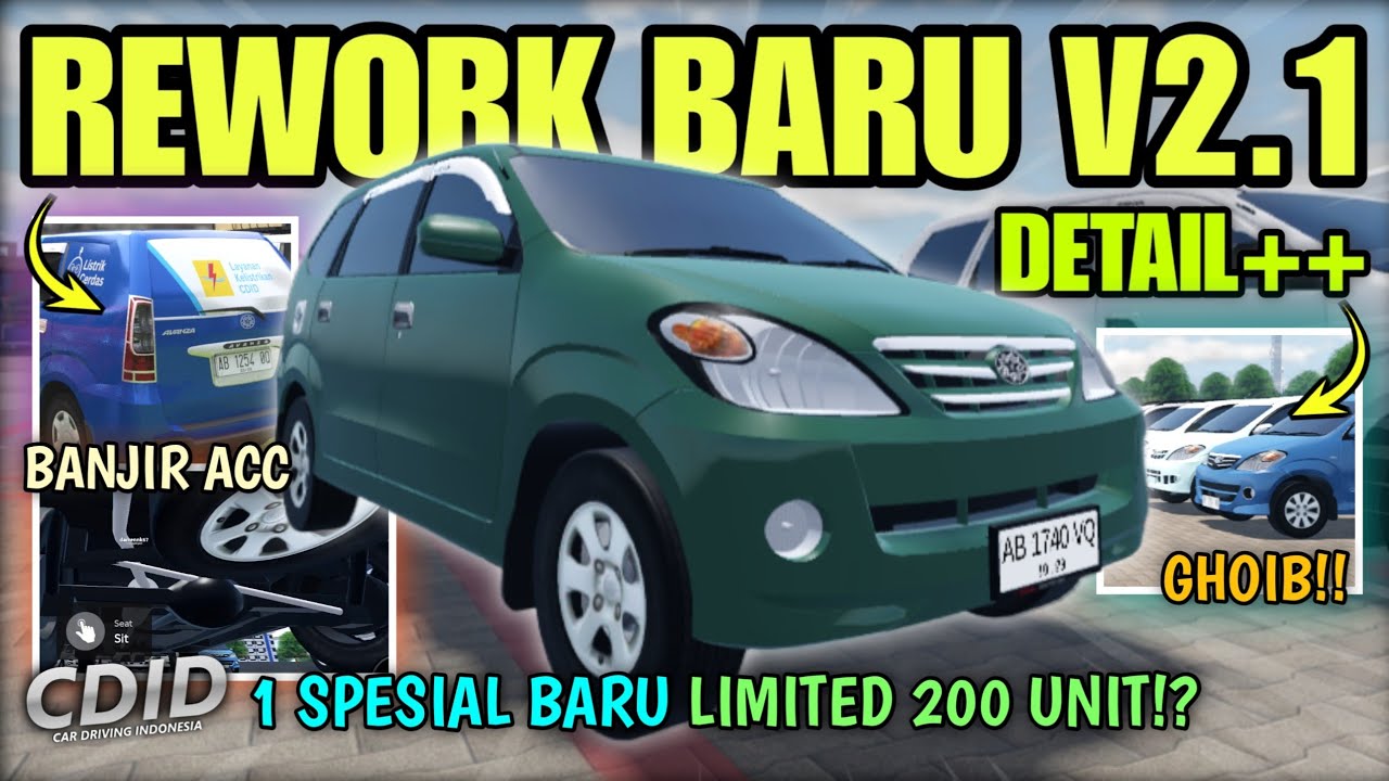 REVIEW MOBIL BARU REWORK CDID UPDATE V2.1 OTW PASARAN!! LIMITED 200 ...