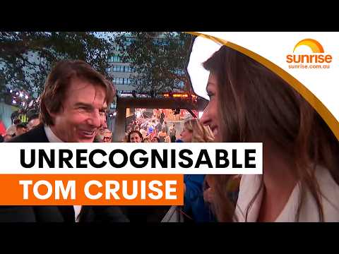 Tom Cruise unveils dramatic transformation at Digger premiere | Sunrise