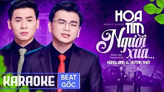 Karaoke Hoa Tím Người Xưa - Shark Hùng Anh ft Huỳnh Thật (Beat Gốc) thumbnail