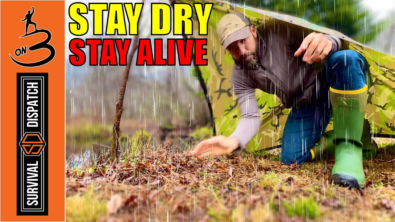 Pouring Rain Shelter Setup The BEST Rain Gear On3 YouTube