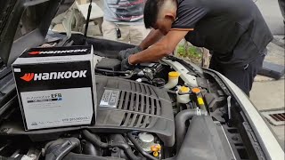 HANKOOK EFB Q-85(90D23L), Cách Thay Ắc Quy Xe SUBARU Levorg.