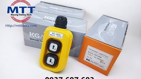 Tay bấm điều khiển cầu trục L02A